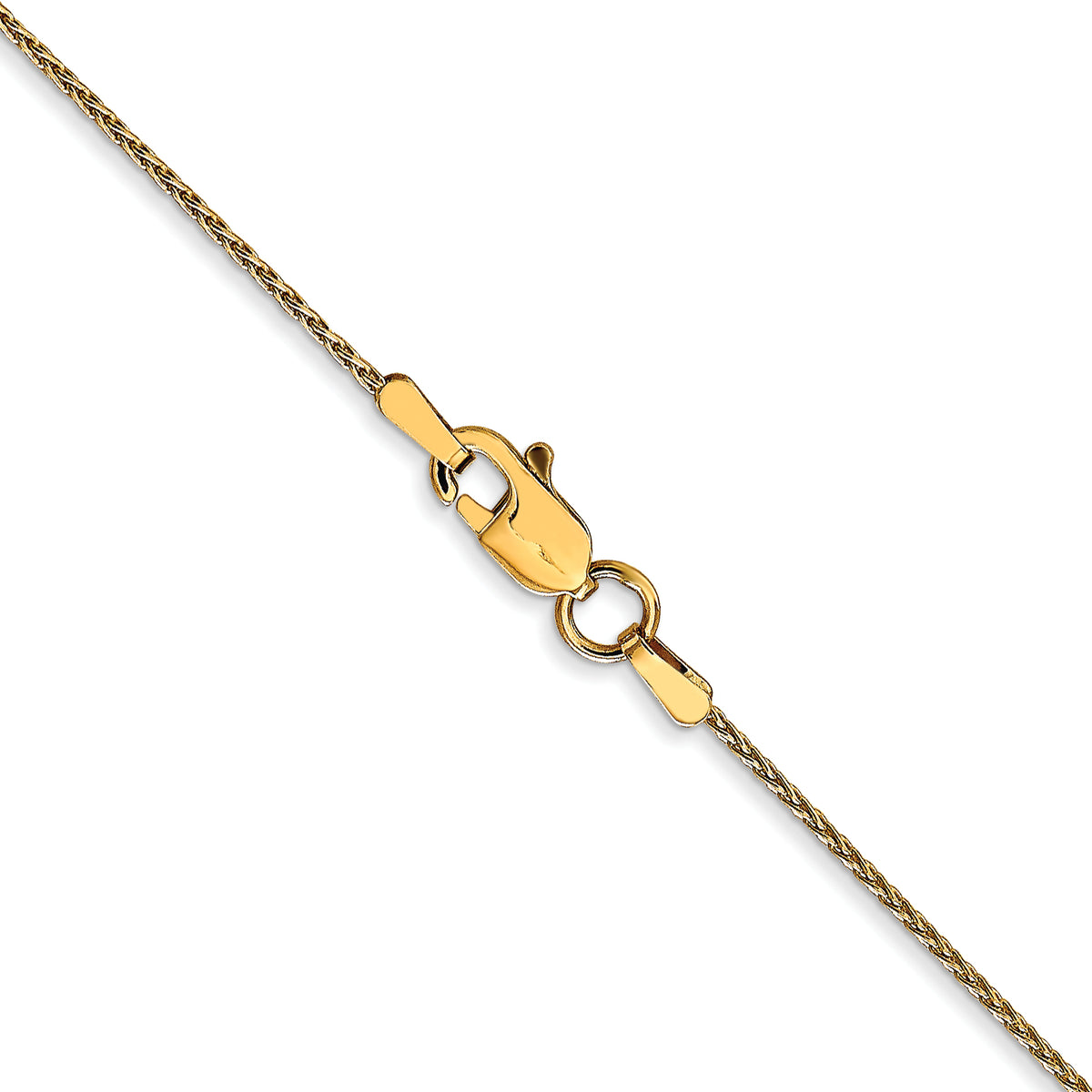 Gold (10K & 14K) Parisian Wheat Chain - 10k Yellow Gold / 16 in / 1 mm