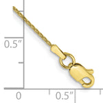 Gold (10K & 14K) Parisian Wheat Chain Bracelet - 10k Yellow Gold / 7 in / 1 mm