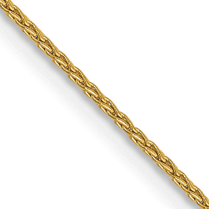 Gold (10K & 14K) Parisian Wheat Chain - 10k Yellow Gold / 16 in / 1 mm