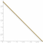Gold (10K & 14K) Parisian Wheat Chain Anklet - 10k Yellow Gold / 10 in / 1.2 mm