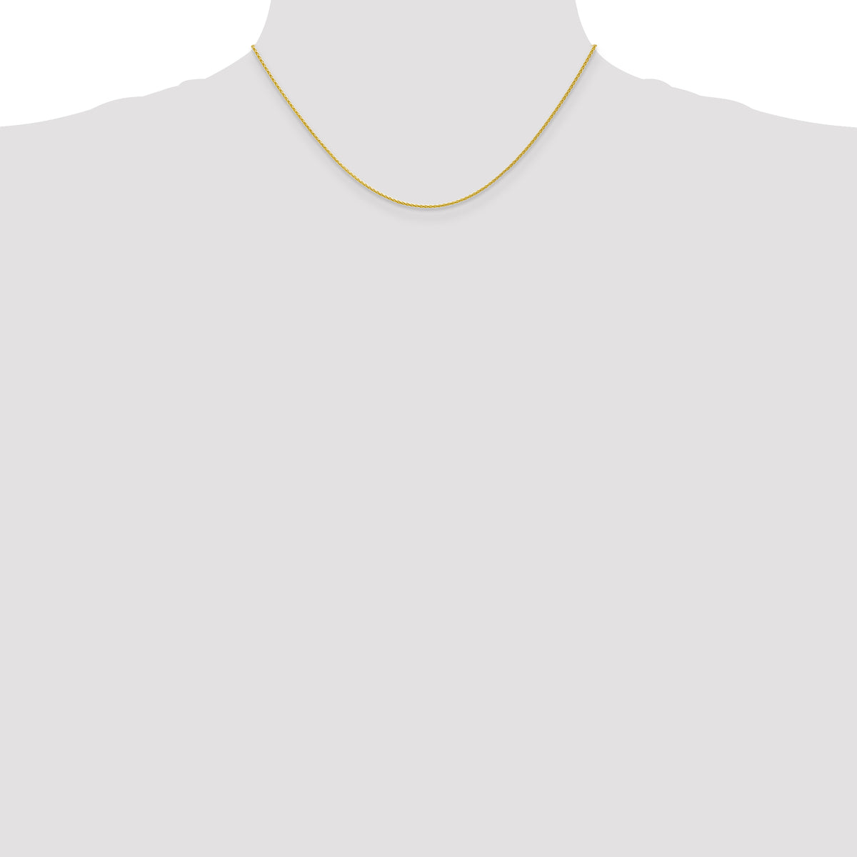Gold (10K & 14K) Parisian Wheat Chain - 10k Yellow Gold / 16 in / 1.2 mm