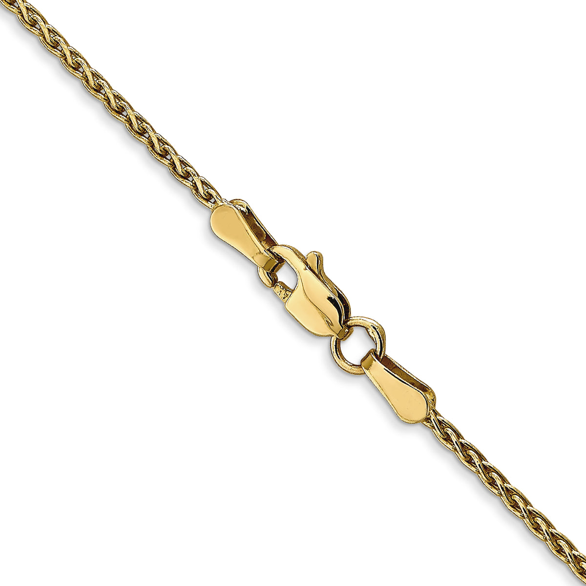 Gold (10K & 14K) Parisian Wheat Chain - 10k Yellow Gold / 16 in / 1.5 mm