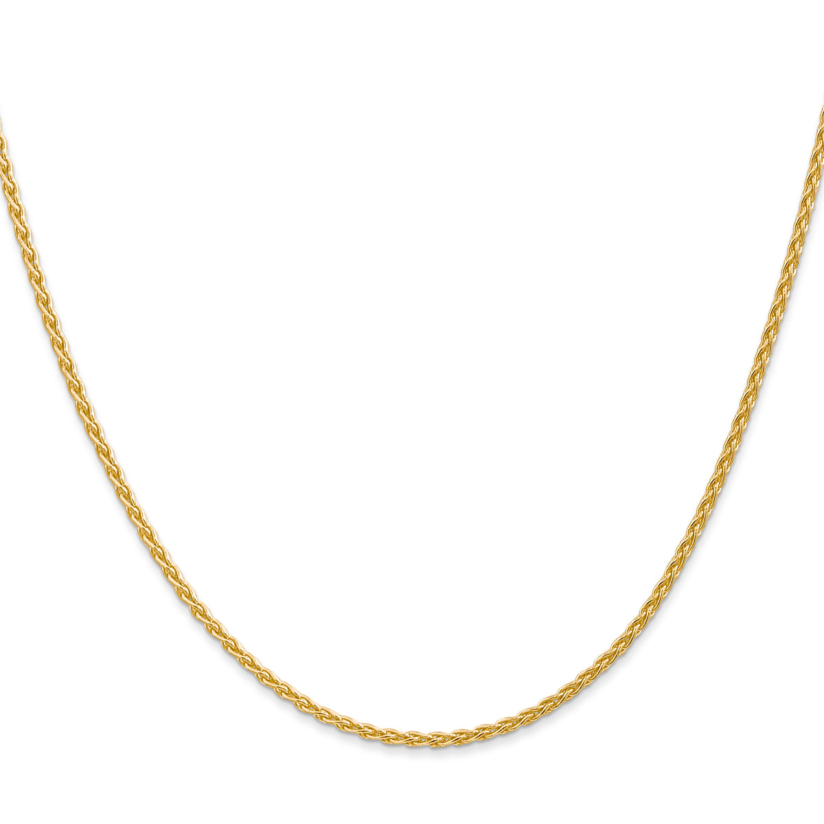 Gold (10K & 14K) Parisian Wheat Chain - 10k Yellow Gold / 16 in / 1.75 mm