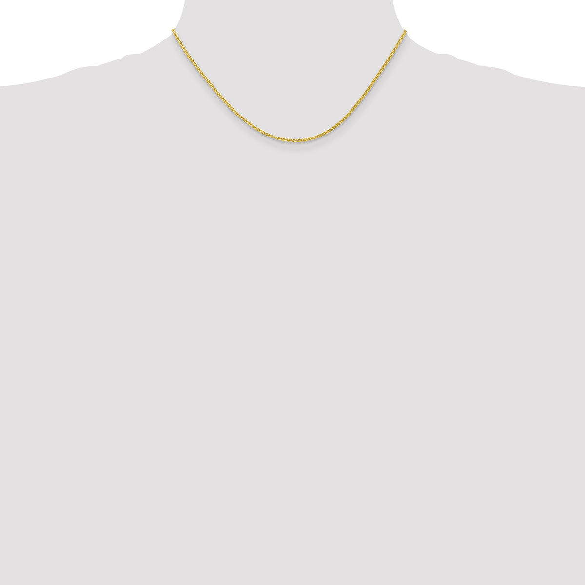 Gold (10K & 14K) Parisian Wheat Chain - 10k Yellow Gold / 16 in / 1.75 mm