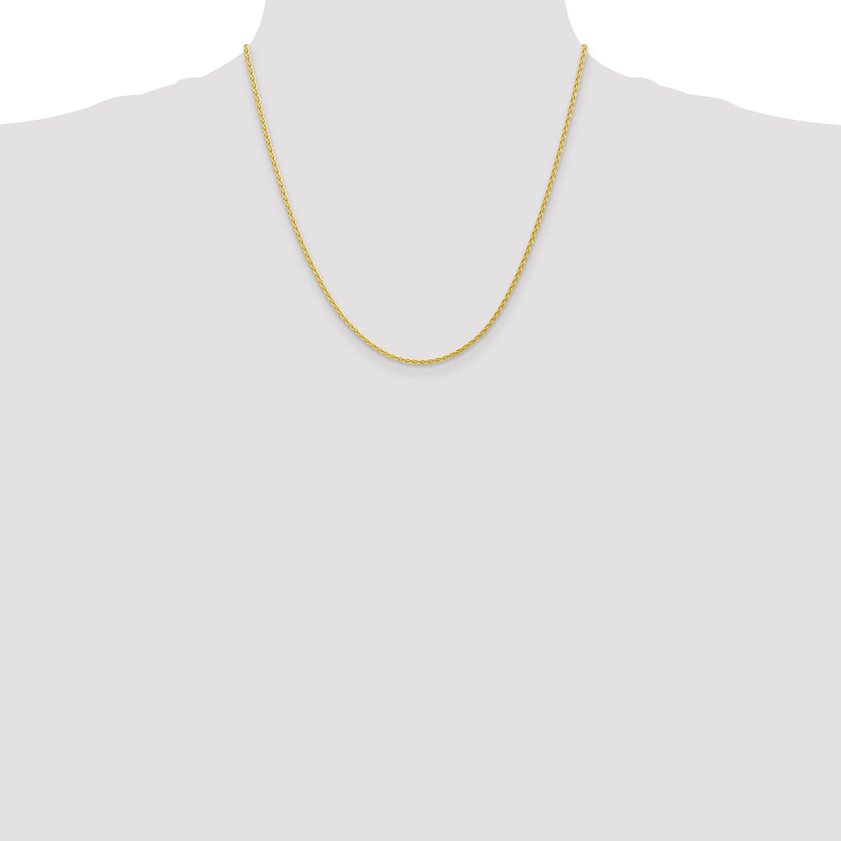Gold (10K & 14K) Parisian Wheat Chain - 10k Yellow Gold / 20 in / 1.75 mm