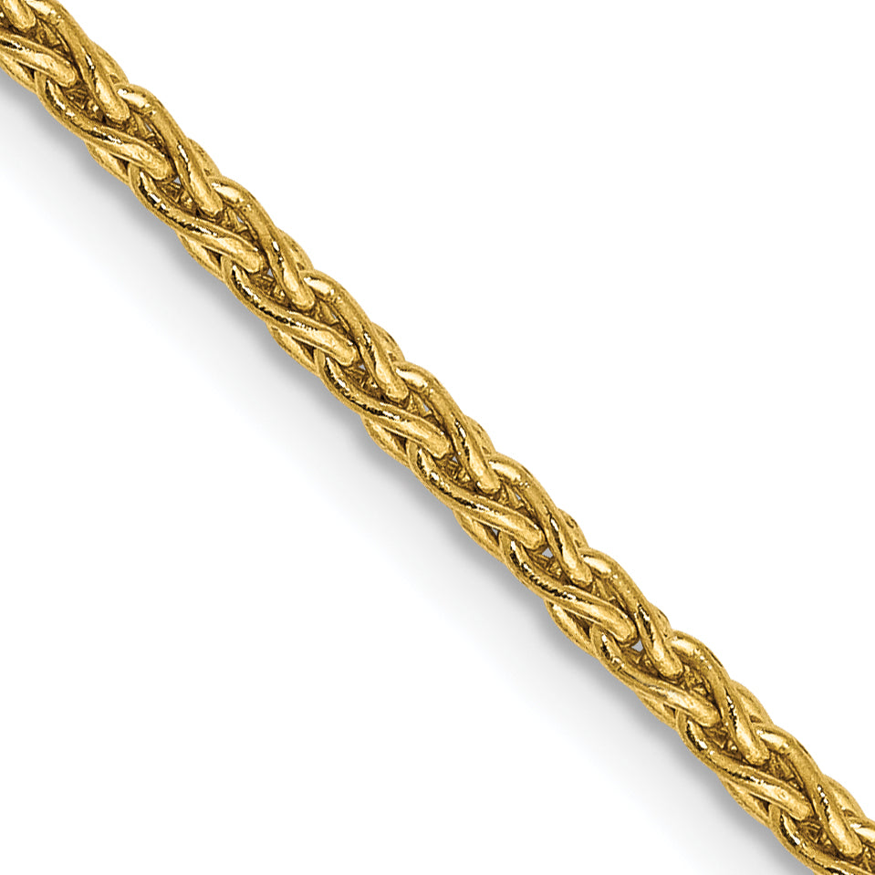 Gold (10K & 14K) Parisian Wheat Chain - 10k Yellow Gold / 16 in / 1.75 mm