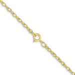 Gold (10K & 14K) Carded Cable Rope Chain - 14k Yellow Gold / 16 in / 1.35 mm