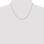 Gold (10K & 14K) Carded Cable Rope Chain - 14k Yellow Gold / 18 in / 1.35 mm