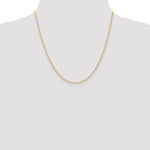 Gold (10K & 14K) Carded Cable Rope Chain - 14k Yellow Gold / 20 in / 1.35 mm