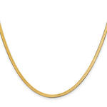 Gold (10K & 14K) Silky Herringbone Chain - 10k Yellow Gold / 16 in / 2.5 mm