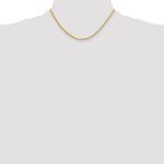 Gold (10K & 14K) Silky Herringbone Chain - 10k Yellow Gold / 16 in / 2.5 mm