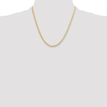 Gold (10K & 14K) Silky Herringbone Chain - 10k Yellow Gold / 20 in / 2.5 mm