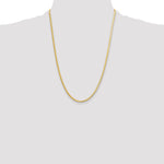 Gold (10K & 14K) Silky Herringbone Chain - 10k Yellow Gold / 24 in / 2.5 mm