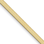Gold (10K & 14K) Silky Herringbone Chain - 10k Yellow Gold / 16 in / 2.5 mm
