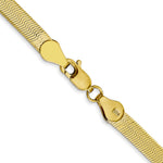 Gold (10K & 14K) Silky Herringbone Chain - 10k Yellow Gold / 16 in / 4 mm