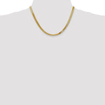 Gold (10K & 14K) Silky Herringbone Chain - 10k Yellow Gold / 18 in / 4 mm