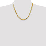 Gold (10K & 14K) Silky Herringbone Chain - 10k Yellow Gold / 20 in / 4 mm