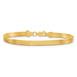 Gold (10K & 14K) Silky Herringbone Chain Bracelet - 10k Yellow Gold / 7 in / 4 mm
