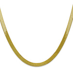 Gold (10K & 14K) Silky Herringbone Chain - 10k Yellow Gold / 16 in / 5 mm
