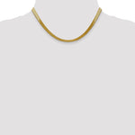 Gold (10K & 14K) Silky Herringbone Chain - 10k Yellow Gold / 16 in / 5 mm