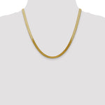 Gold (10K & 14K) Silky Herringbone Chain - 10k Yellow Gold / 20 in / 5 mm