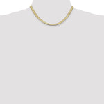 Gold (10K & 14K) Silky Herringbone Chain - 10k Yellow Gold / 16 in / 5.5 mm