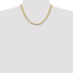 Gold (10K & 14K) Silky Herringbone Chain - 10k Yellow Gold / 18 in / 5.5 mm