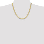Gold (10K & 14K) Silky Herringbone Chain - 10k Yellow Gold / 20 in / 5.5 mm