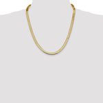 Gold (10K & 14K) Silky Herringbone Chain - 10k Yellow Gold / 22 in / 5.5 mm