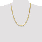 Gold (10K & 14K) Silky Herringbone Chain - 10k Yellow Gold / 24 in / 5.5 mm