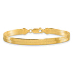 Gold (10K & 14K) Silky Herringbone Chain Bracelet - 10k Yellow Gold / 7 in / 5.5 mm