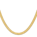Gold (10K & 14K) Silky Herringbone Chain - 10k Yellow Gold / 16 in / 6.5 mm