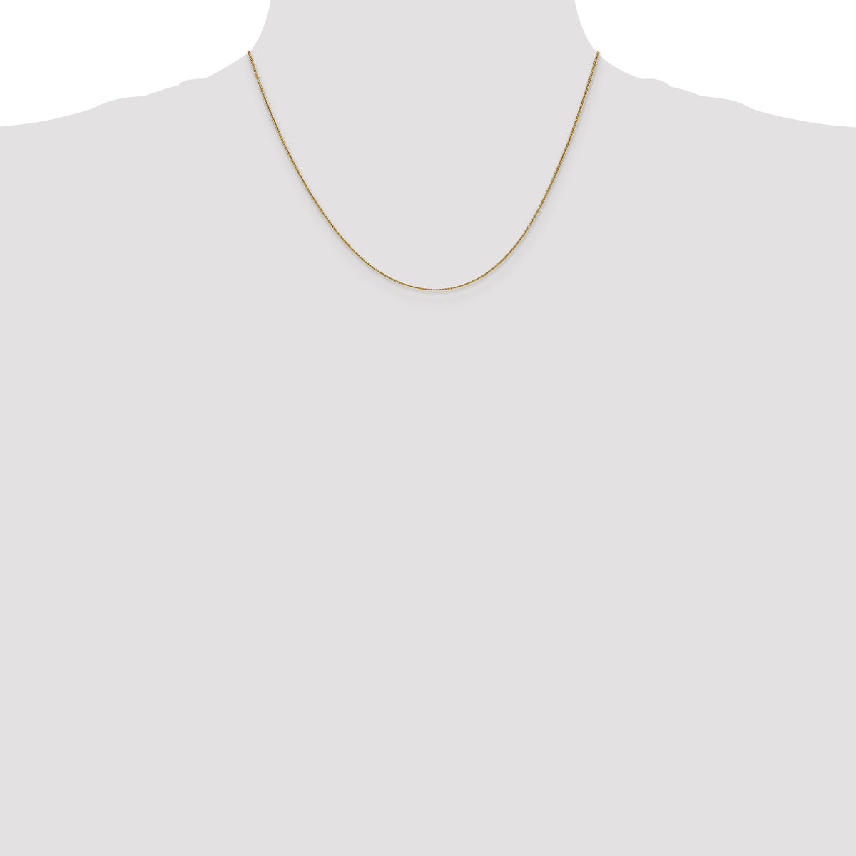 Gold (10K & 14K) Spiga Chain - 10k Yellow Gold / 18 in / 0.85 mm, Lobster