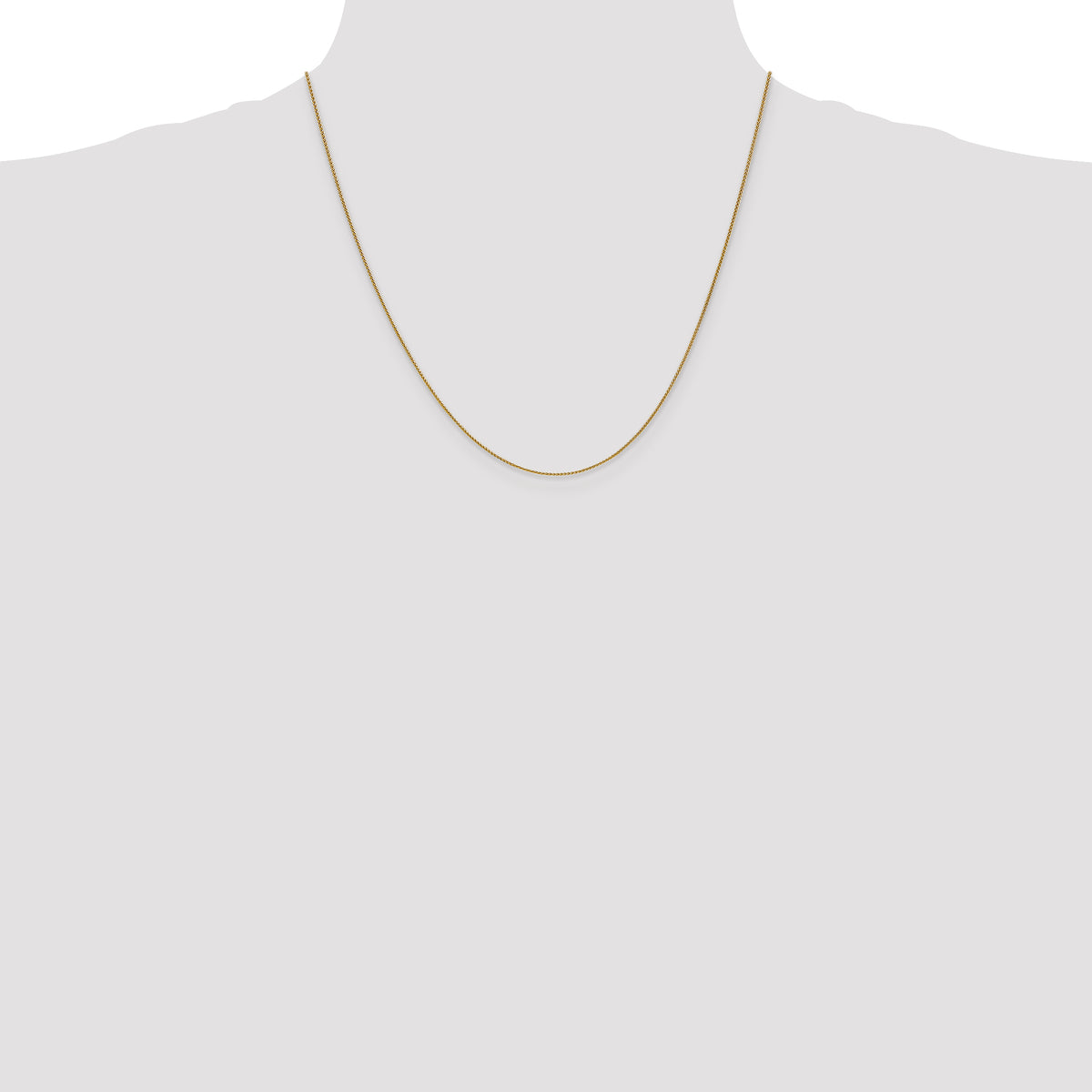 Gold (10K & 14K) Spiga Chain - 10k Yellow Gold / 20 in / 0.85 mm, Lobster