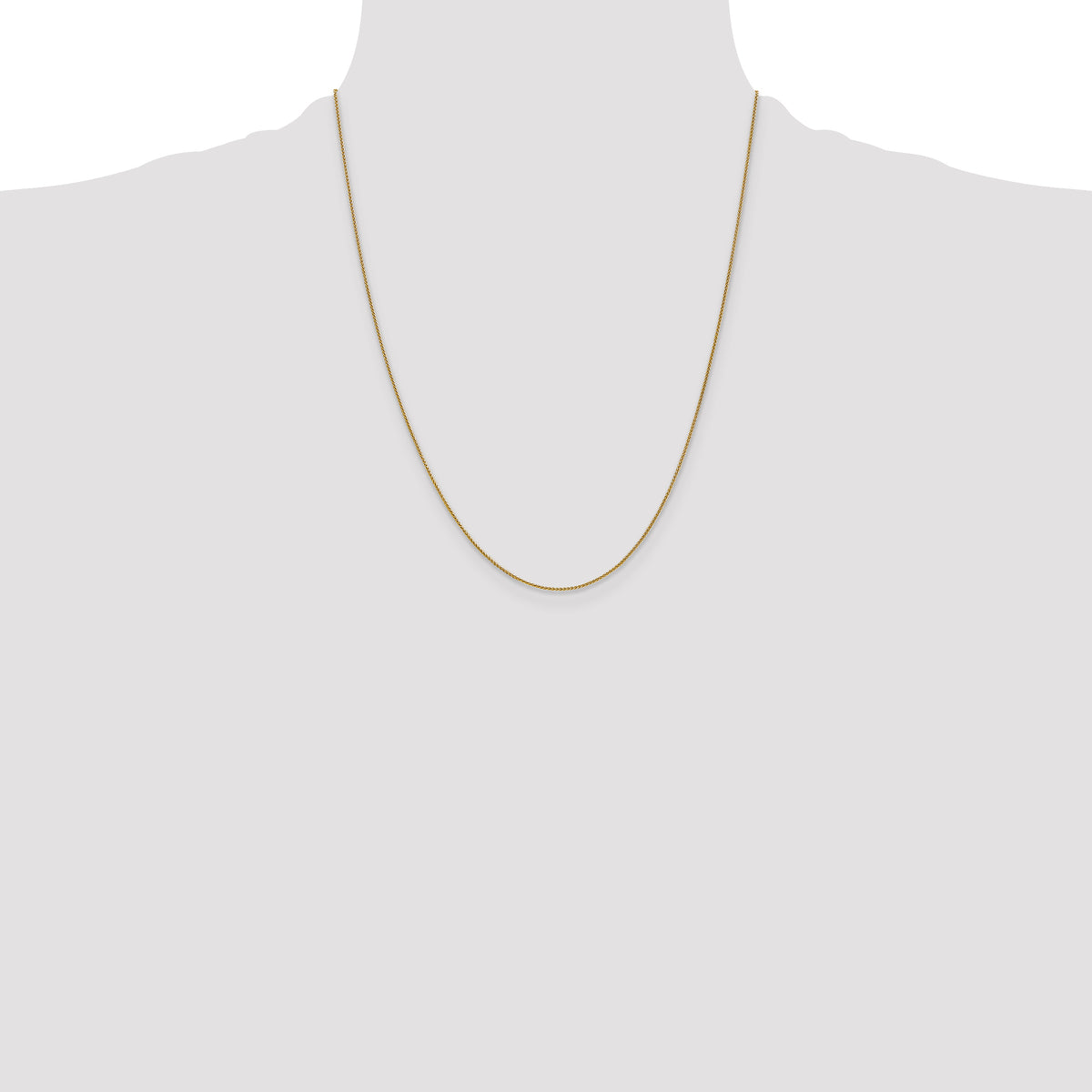 Gold (10K & 14K) Spiga Chain - 10k Yellow Gold / 22 in / 0.85 mm, Lobster