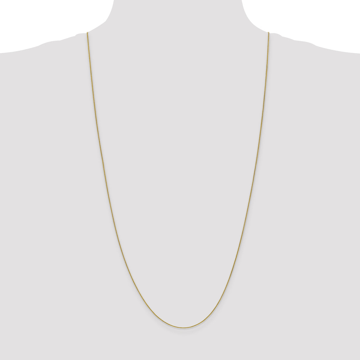 Gold (10K & 14K) Spiga Chain - 10k Yellow Gold / 30 in / 0.85 mm, Lobster