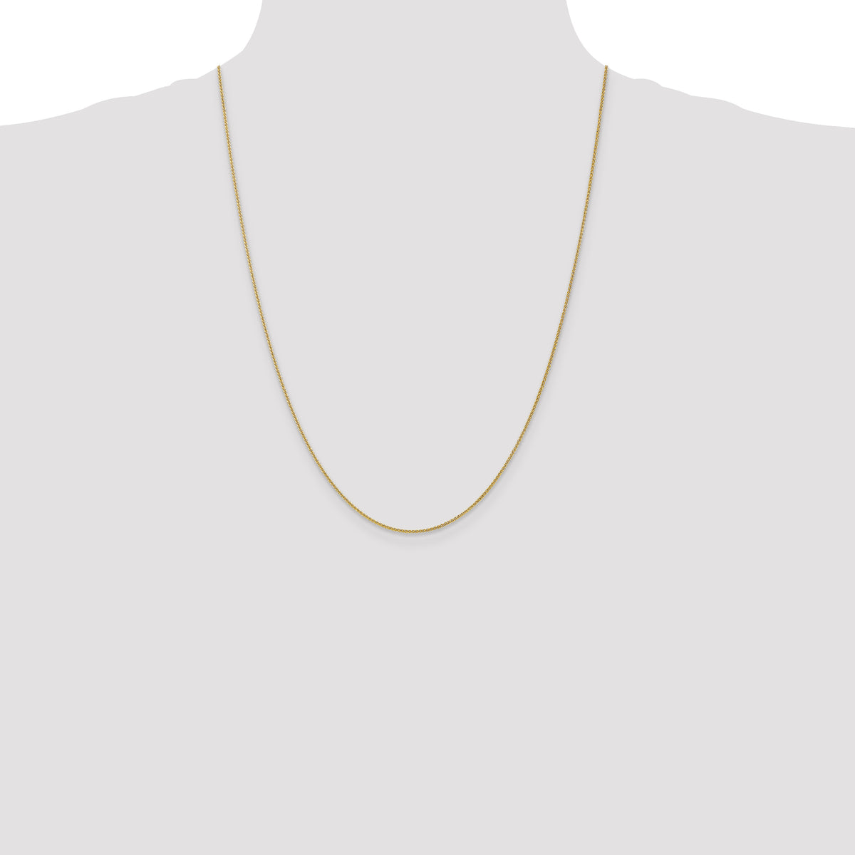 Gold (10K & 14K) Spiga Chain - 10k Yellow Gold / 24 in / 1.05 mm, Lobster