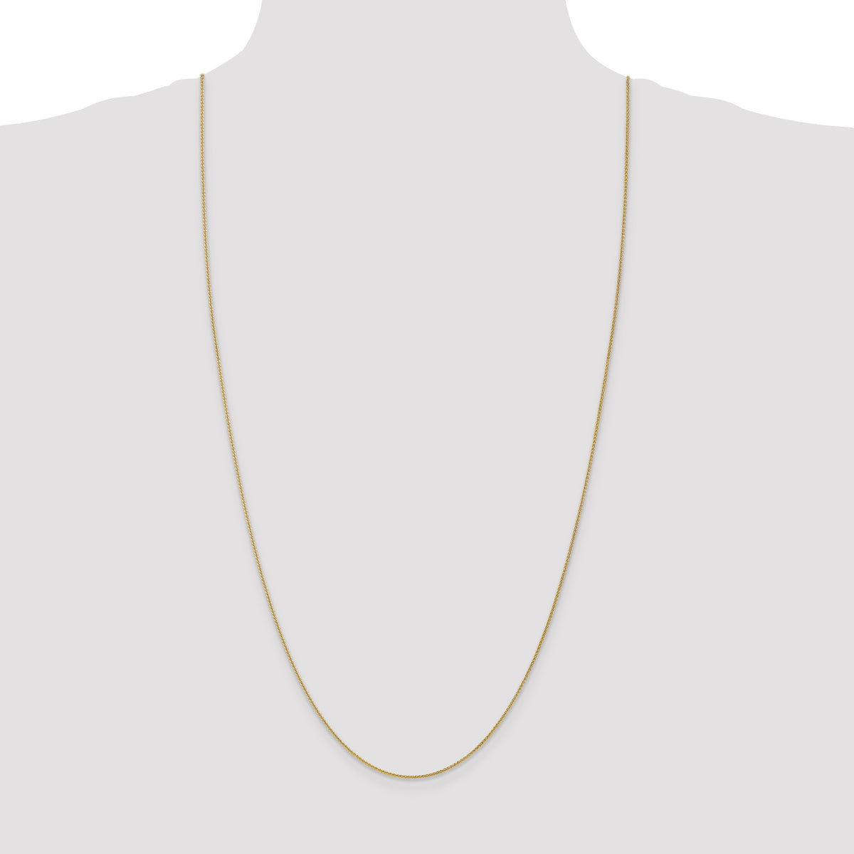 Gold (10K & 14K) Spiga Chain - 10k Yellow Gold / 30 in / 1.05 mm, Lobster