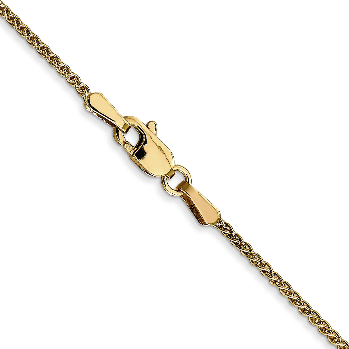 Gold (10K & 14K) Spiga Chain - 10k Yellow Gold / 16 in / 1.25 mm