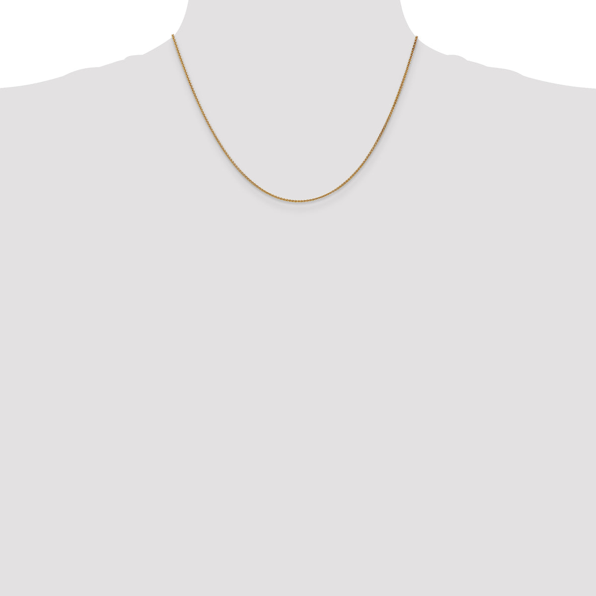 Gold (10K & 14K) Spiga Chain - 10k Yellow Gold / 18 in / 1.25 mm