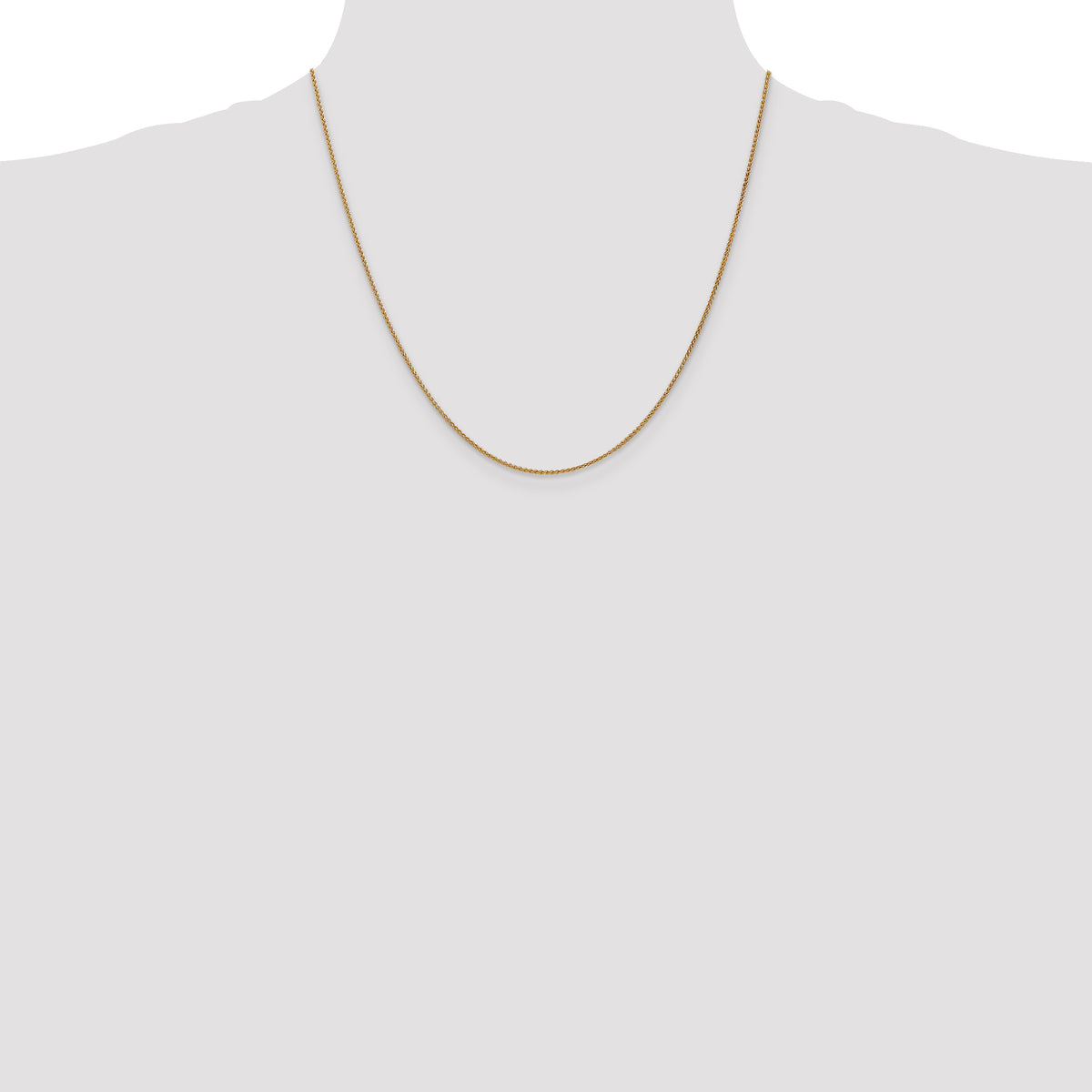 Gold (10K & 14K) Spiga Chain - 10k Yellow Gold / 20 in / 1.25 mm