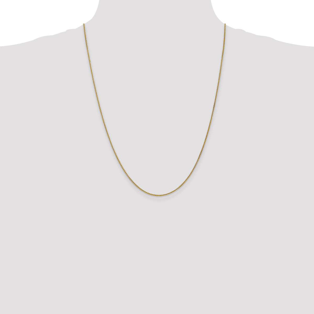 Gold (10K & 14K) Spiga Chain - 10k Yellow Gold / 24 in / 1.25 mm