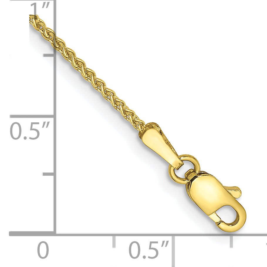 Gold (10K & 14K) Spiga Chain Bracelet - 10k Yellow Gold / 7 in / 1.25 mm