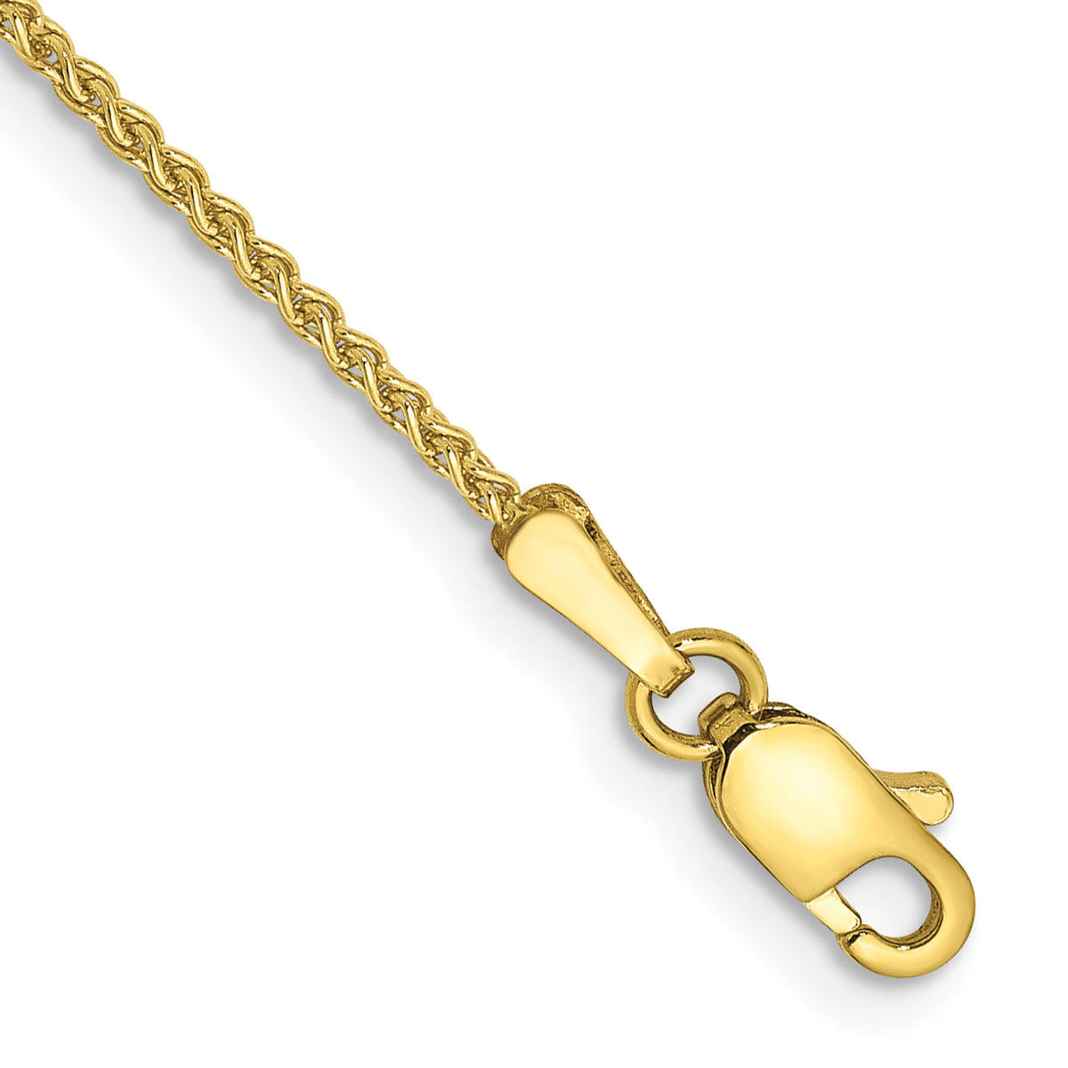 Gold (10K & 14K) Spiga Chain Bracelet - 10k Yellow Gold / 7 in / 1.25 mm