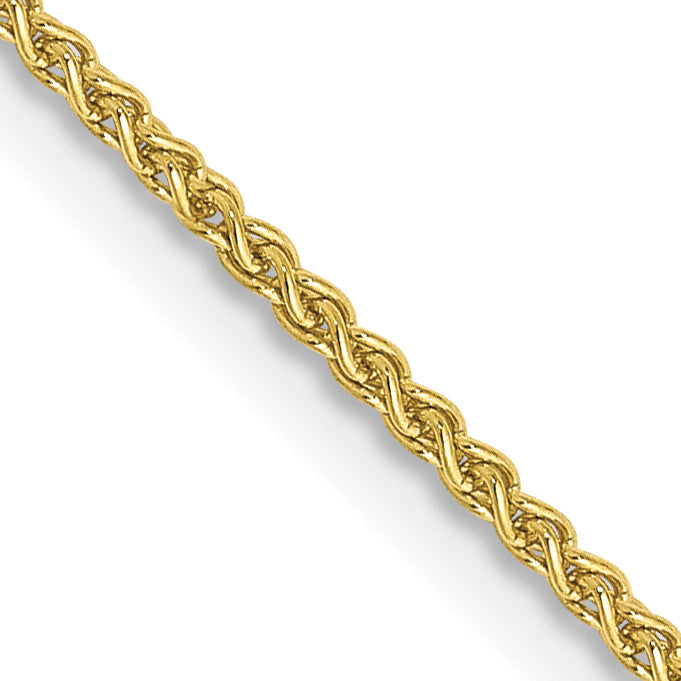 Gold (10K & 14K) Spiga Chain - 10k Yellow Gold / 16 in / 1.25 mm