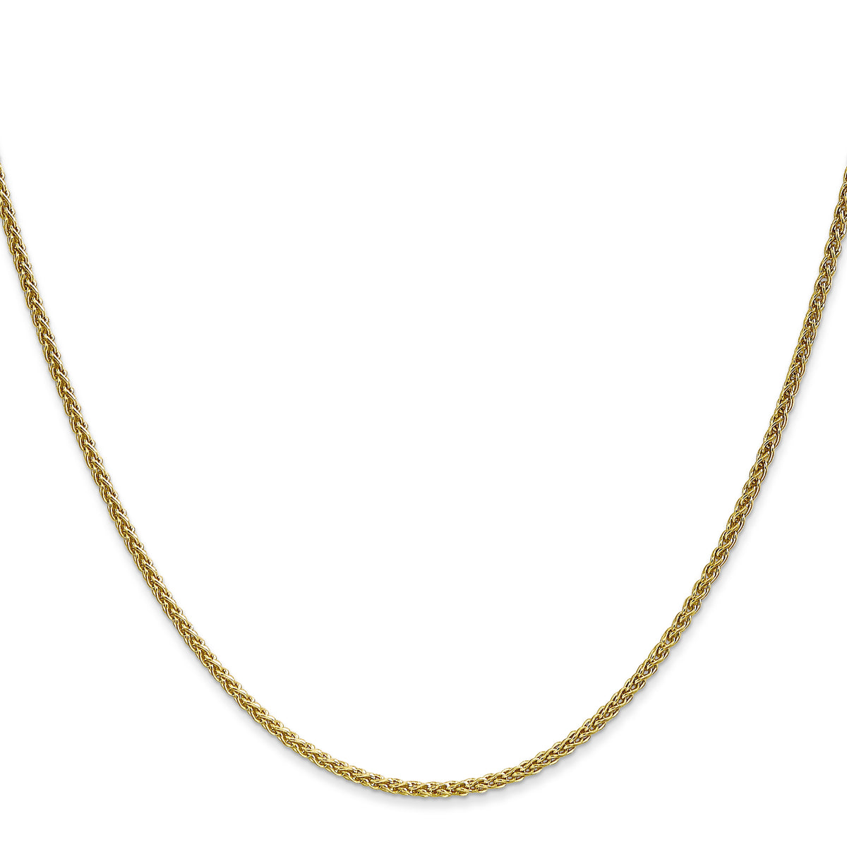 Gold (10K & 14K) Spiga Chain - 10k Yellow Gold / 16 in / 1.7 mm