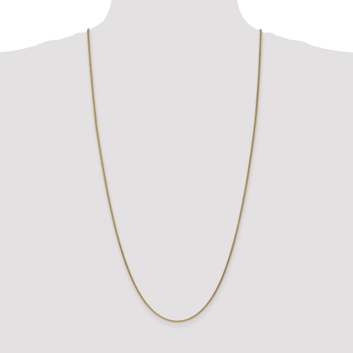 Gold (10K & 14K) Spiga Chain - 10k Yellow Gold / 30 in / 1.7 mm