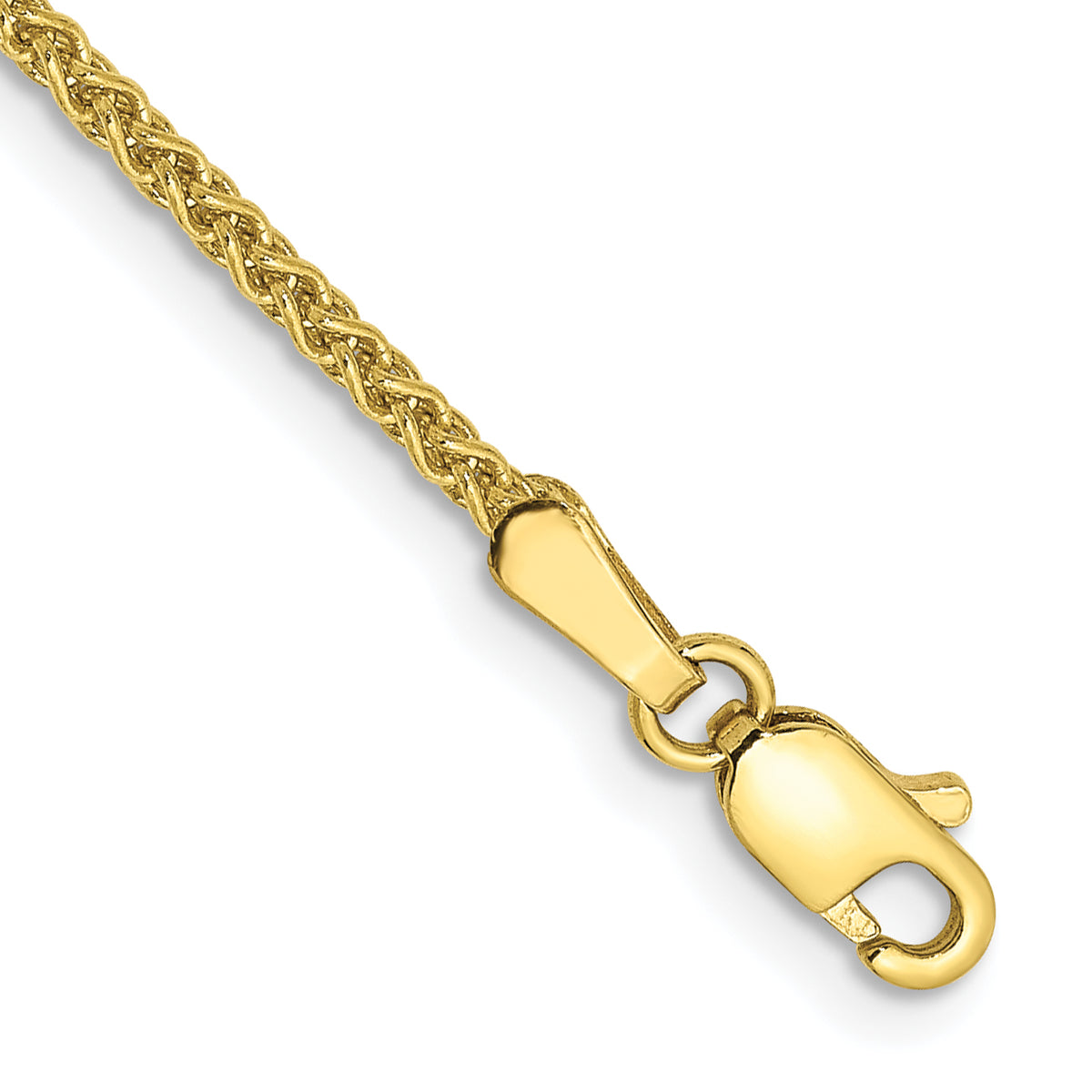 Gold (10K & 14K) Spiga Chain Bracelet - 10k Yellow Gold / 7 in / 1.7 mm