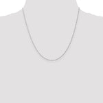 Gold (10K & 14K) Carded Singapore Chain - 14k White Gold / 20 in