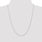Gold (10K & 14K) Carded Singapore Chain - 14k White Gold / 24 in